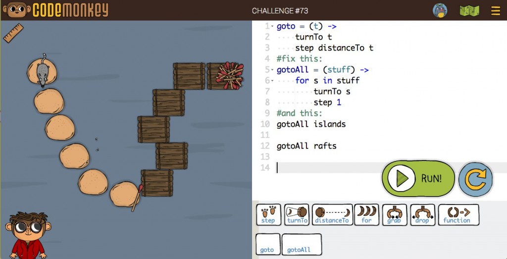 Make world code monkey